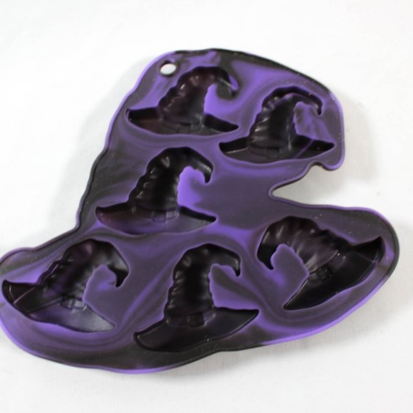 Halloween Silicone Mold Baking Candy Cooking Pumpkin Witch Hats - Picture 3 of 6